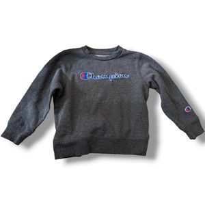 Kids LS Champion Gray Sweater, size 5